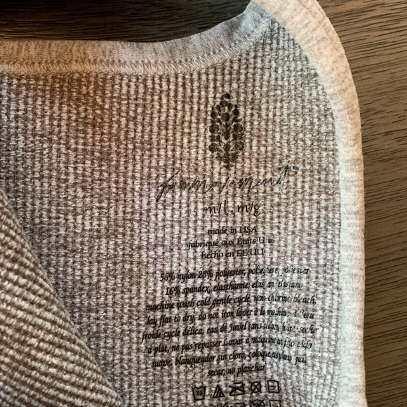 NWOT! FP Free People Movement Happiness Runs Henley Onesie Sz M/L - Picture 11 of 11